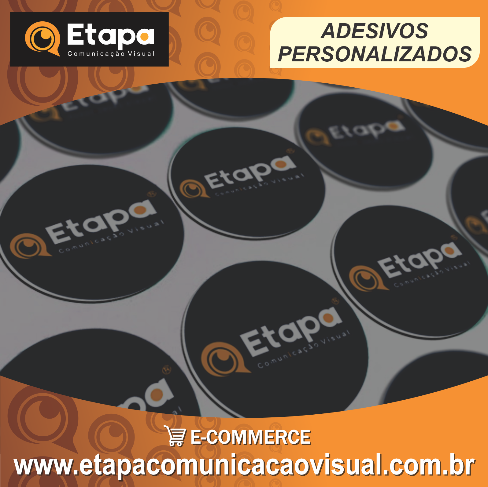 Adesivo brilho corte e contorno