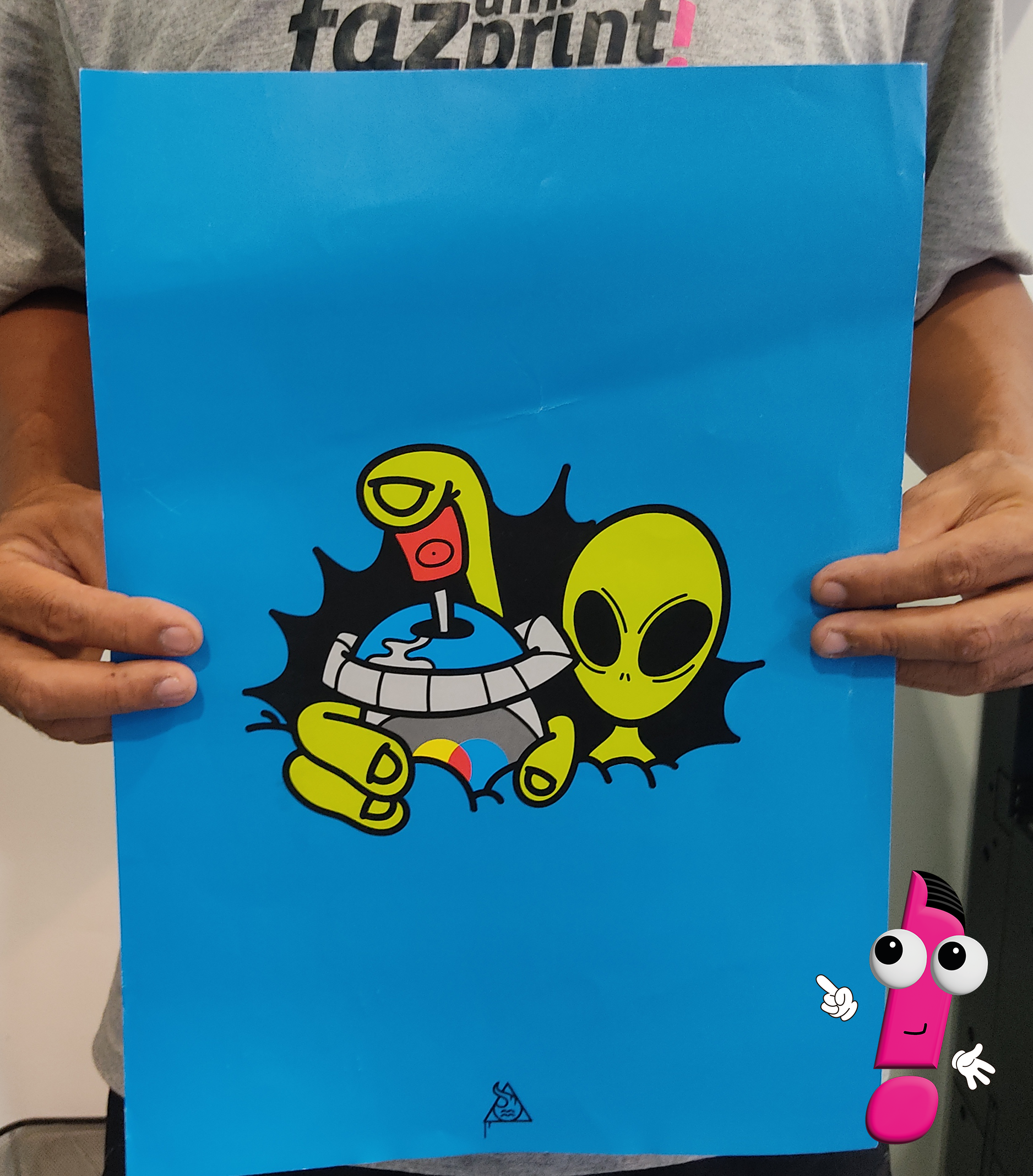 Cartaz em papel Couchê