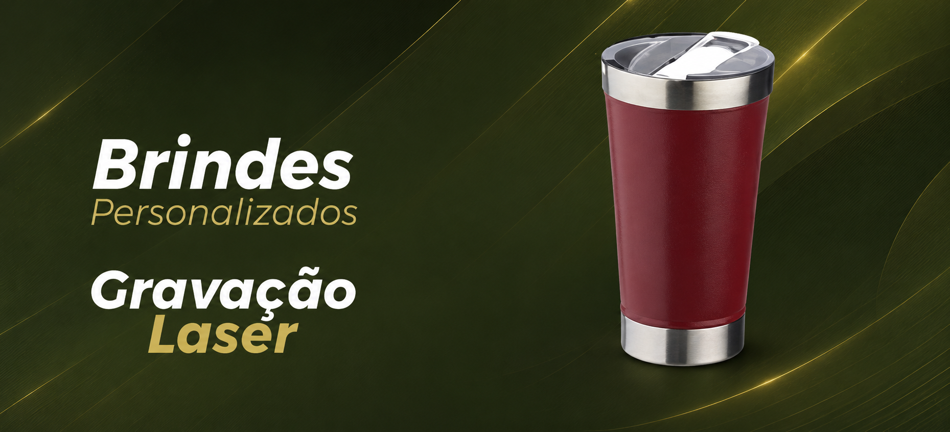 Copo tipo Stanley - gravação a laser