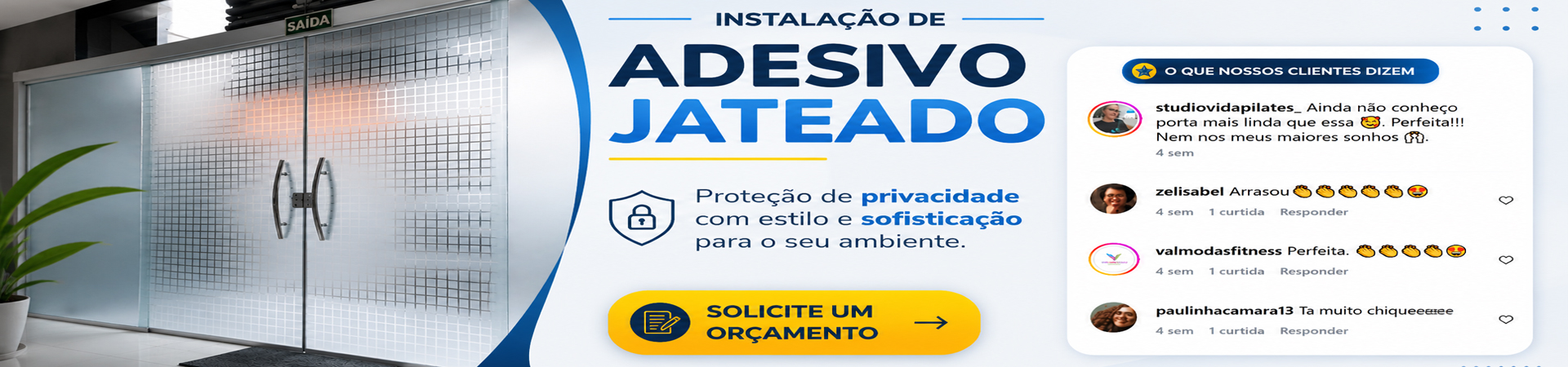 Serviço com avaliação do cliente