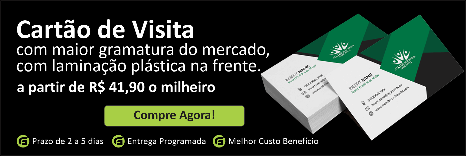 Promoção de Cartões