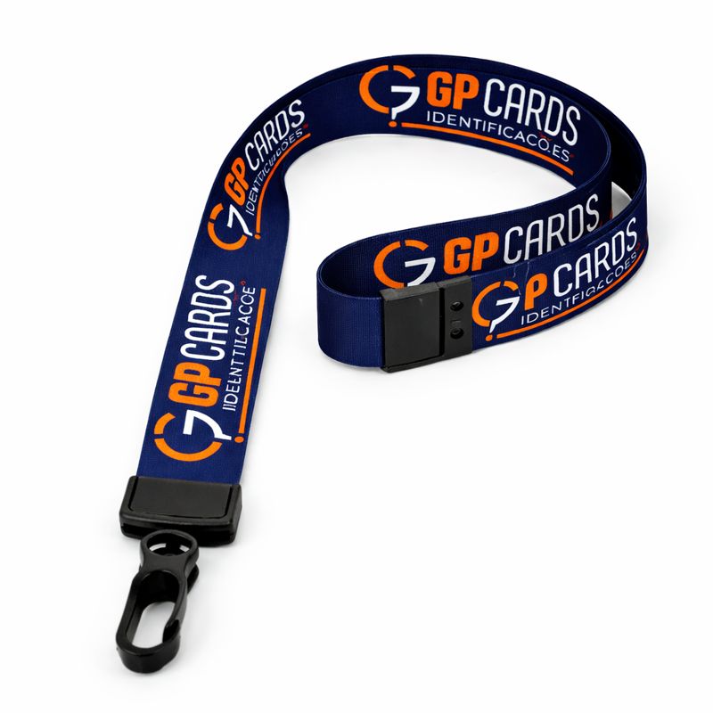 Cordão Para Crachá Personalizado com Mosquete Plástico