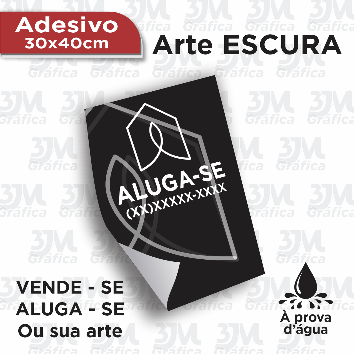 Adesivo Corretor - 30x40cm