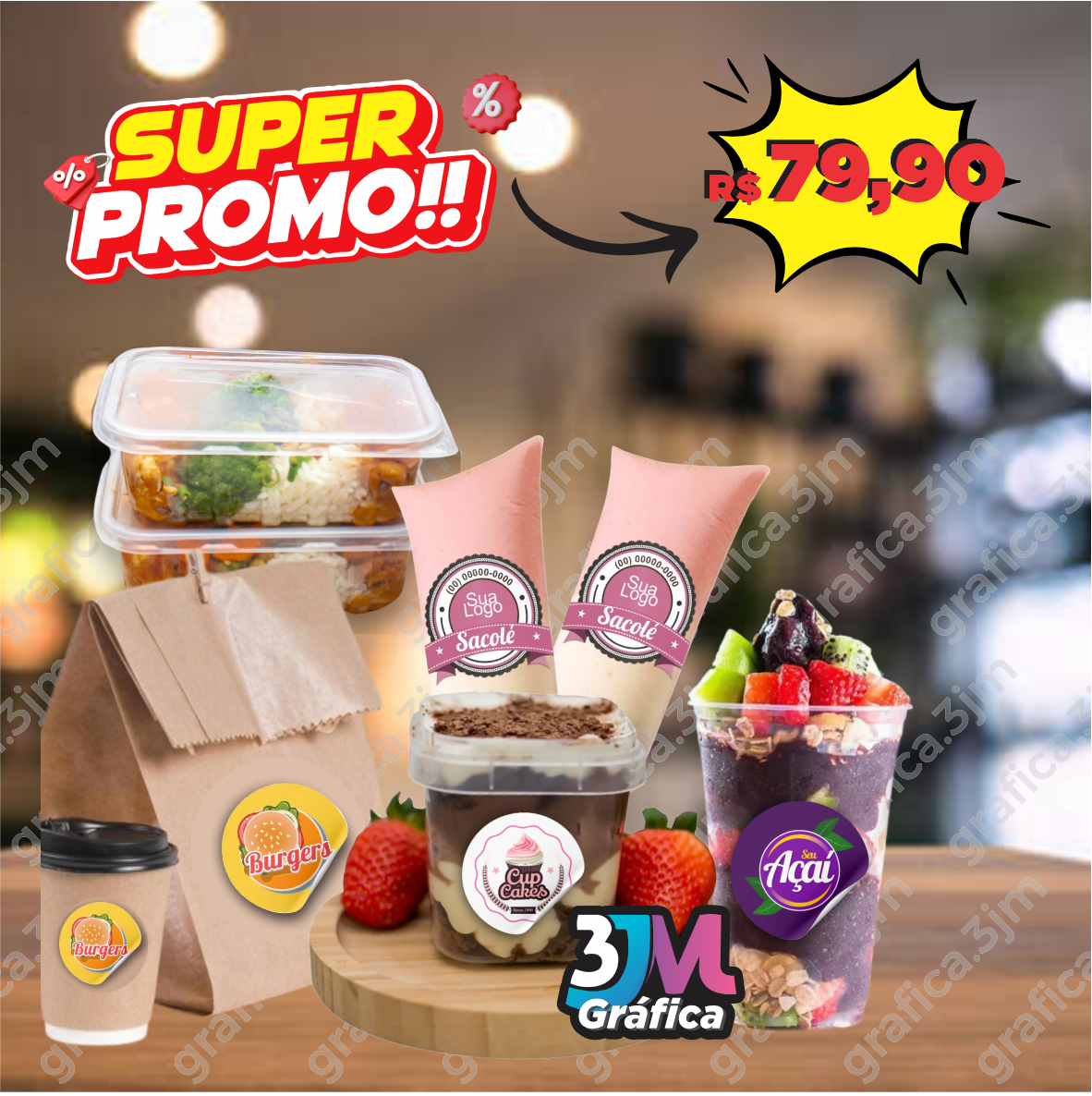 Etiquetas Vinil - PROMOÇÃO