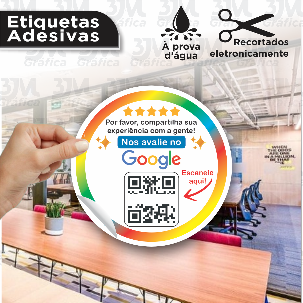Etiquetas Adesivas - GOOGLE