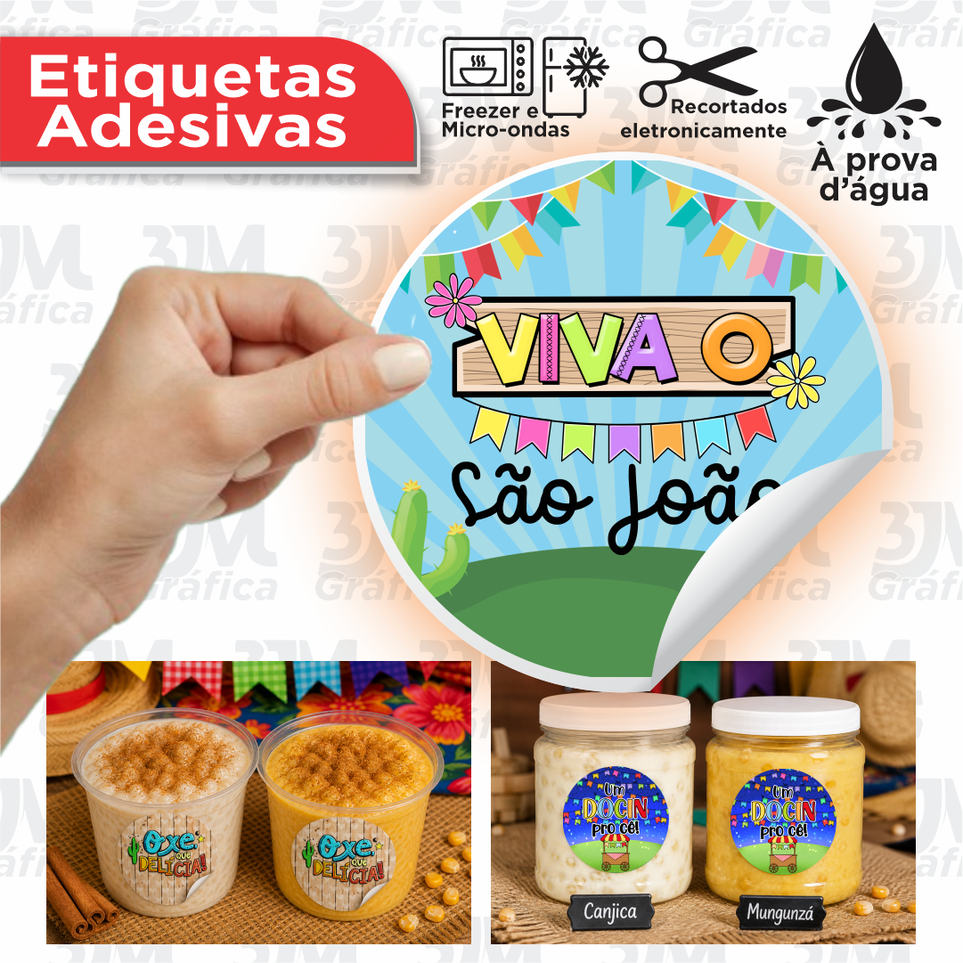 Etiqueta adesiva - São João
