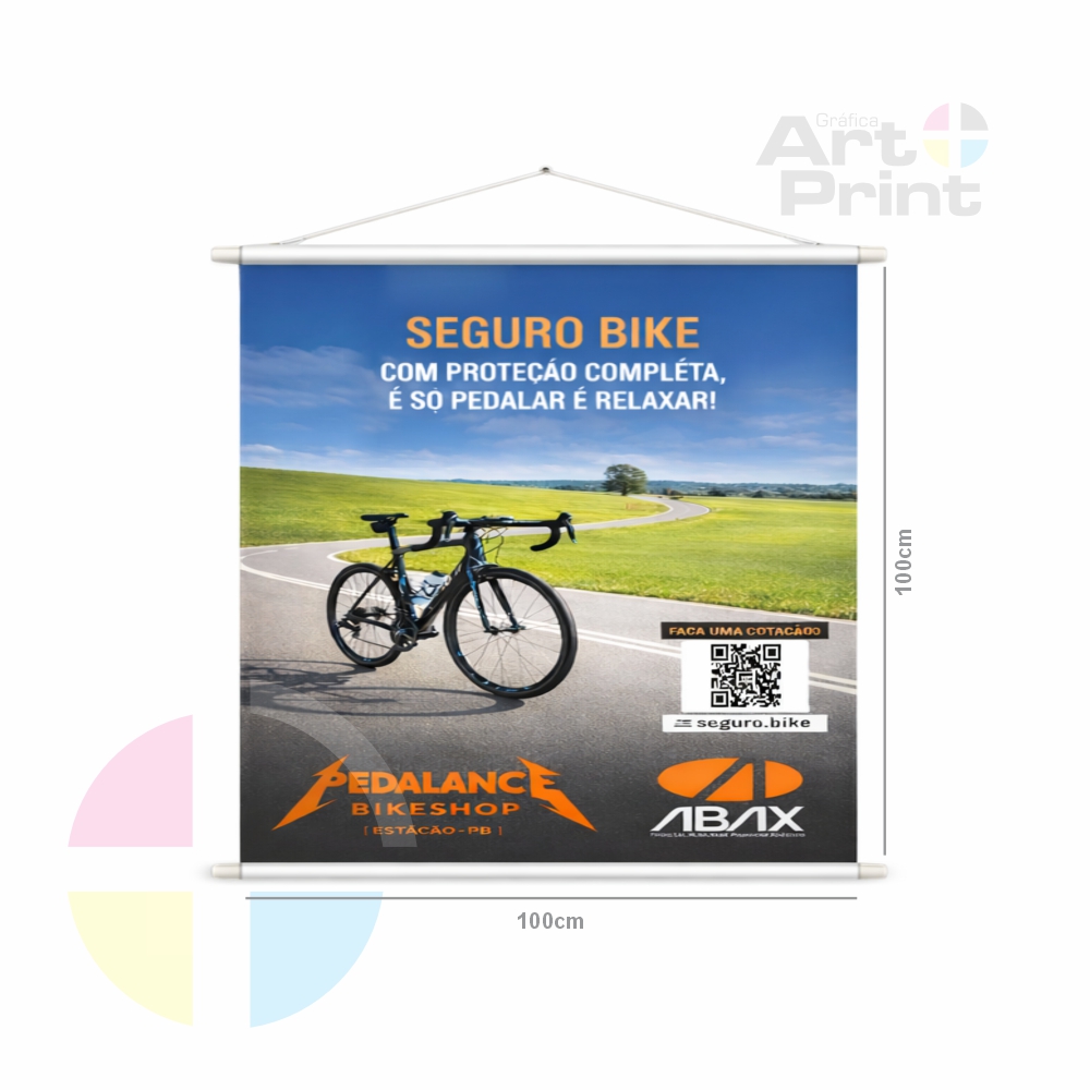 BANNER TAMANHO 1,00X1.00M