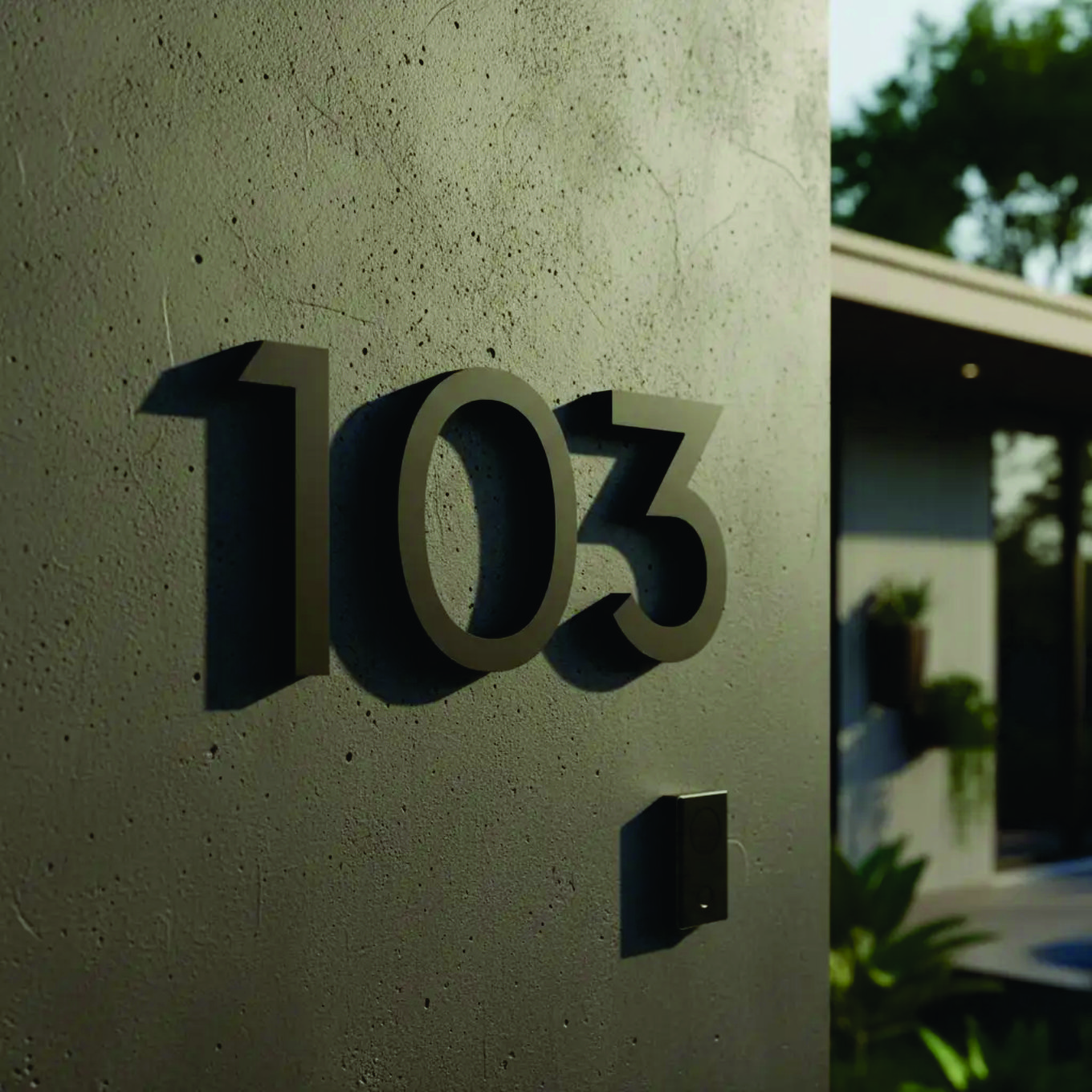 NUMERO DE CASAS - PVC + ACX OU ACM
