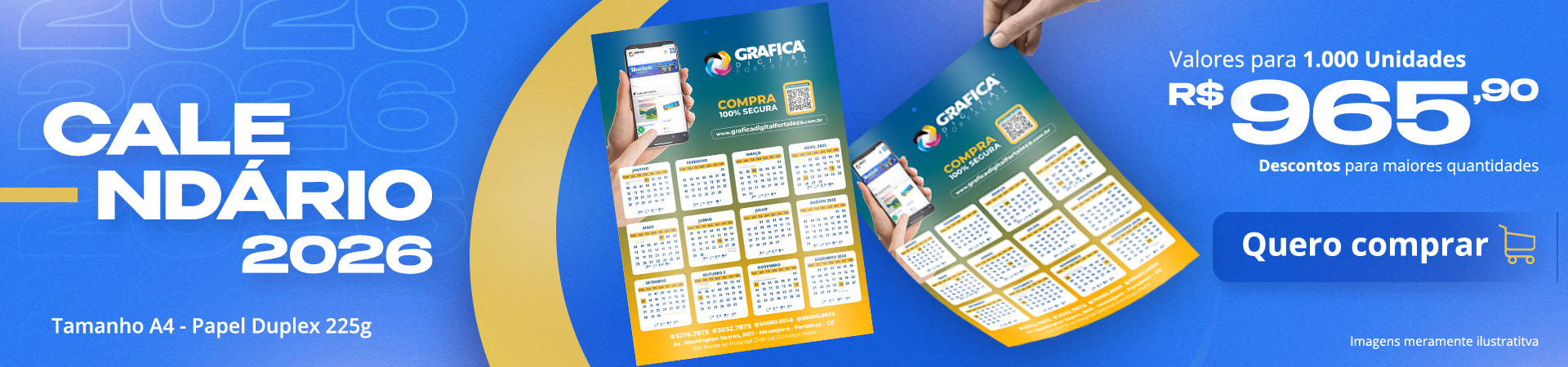 Calendário de Parede