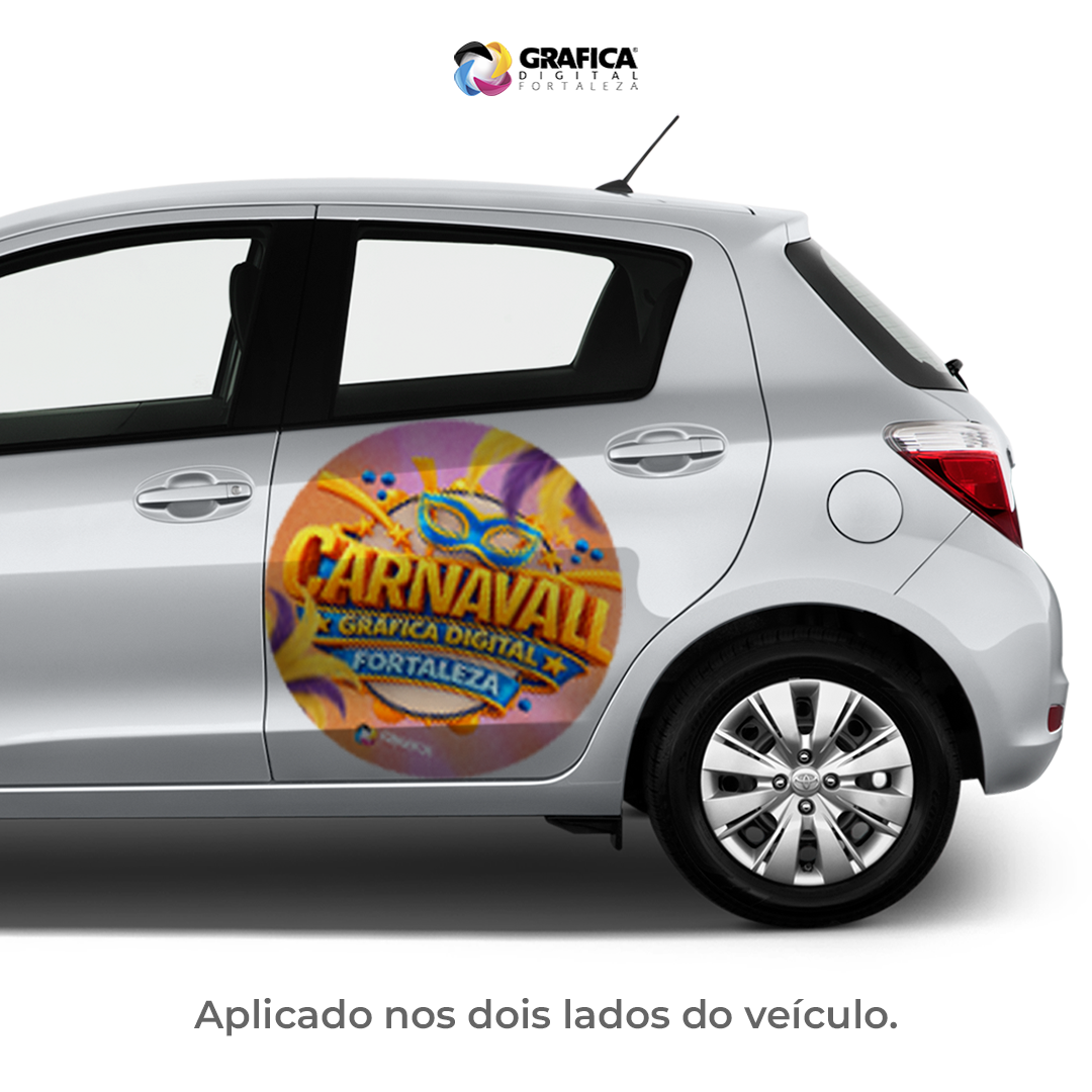 Adesivo Automotivo Bola Tam. 100x100cm