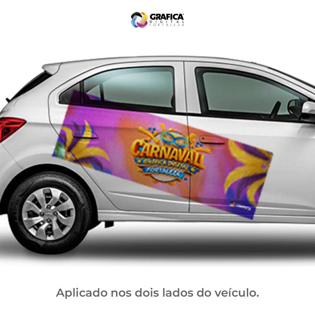 Adesivo Automotivo Corte Reto Tam. 200x70cm
