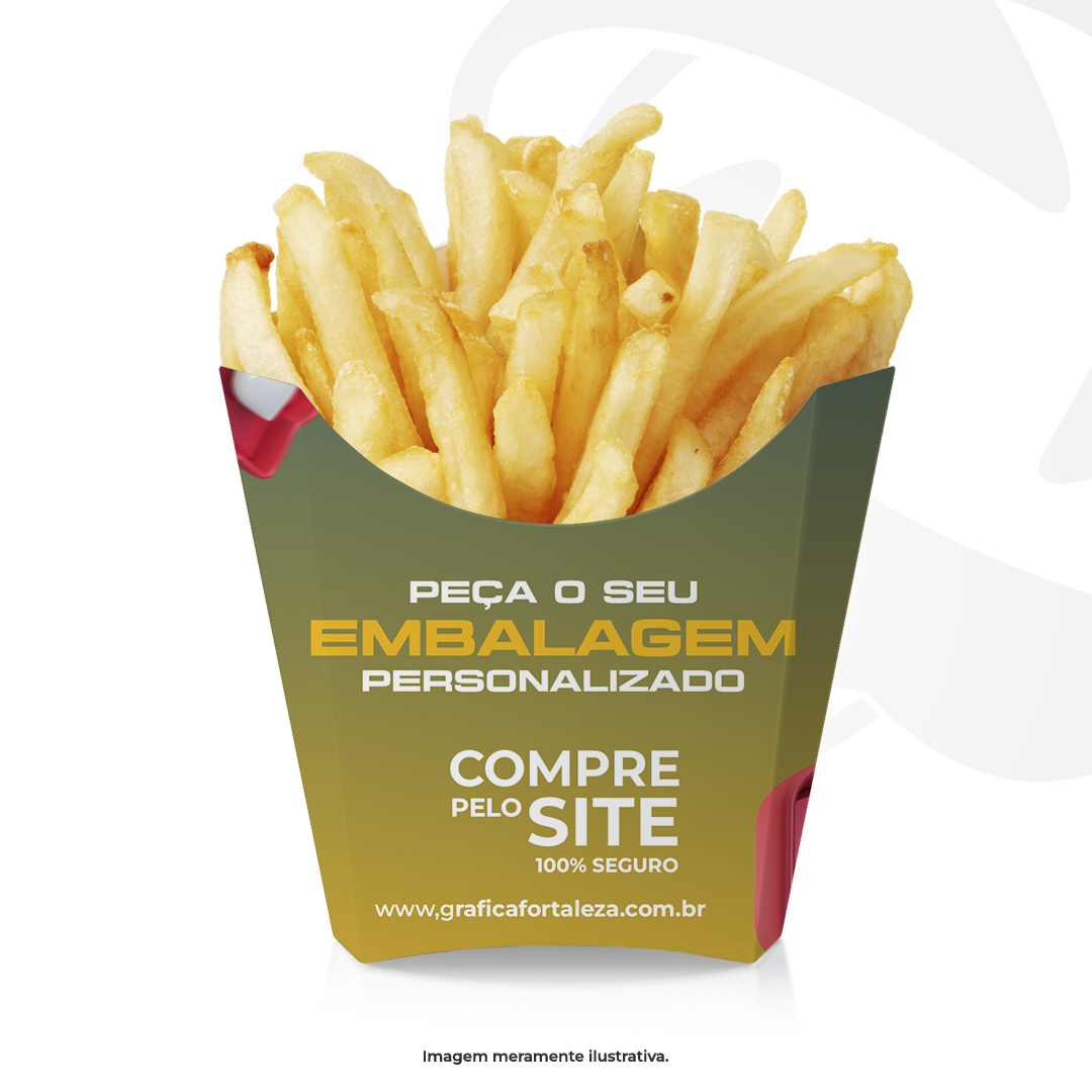 EMBALAGEM BATATA FRITA - 13x16x5