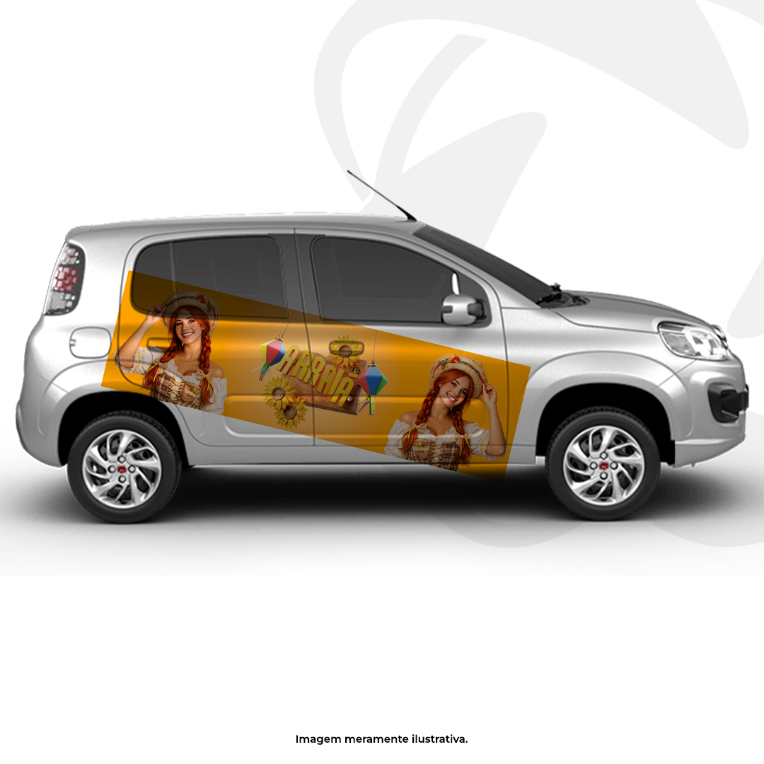 Adesivo Automotivo Corte Reto Tam. 200x70cm