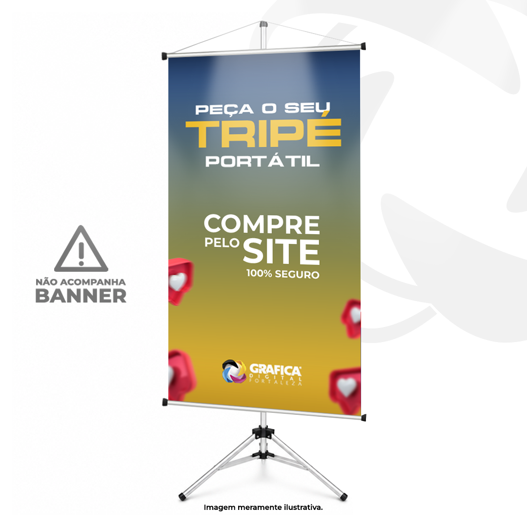 PORTA BANNER – TRIPÉ - Tam. 220cm
