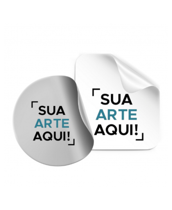 Adesivo com Recorte Personalizado 9cm