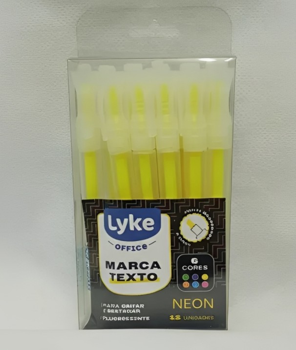 MARCA TEXTO - LIKE - AMARELO NEON - AVULSO