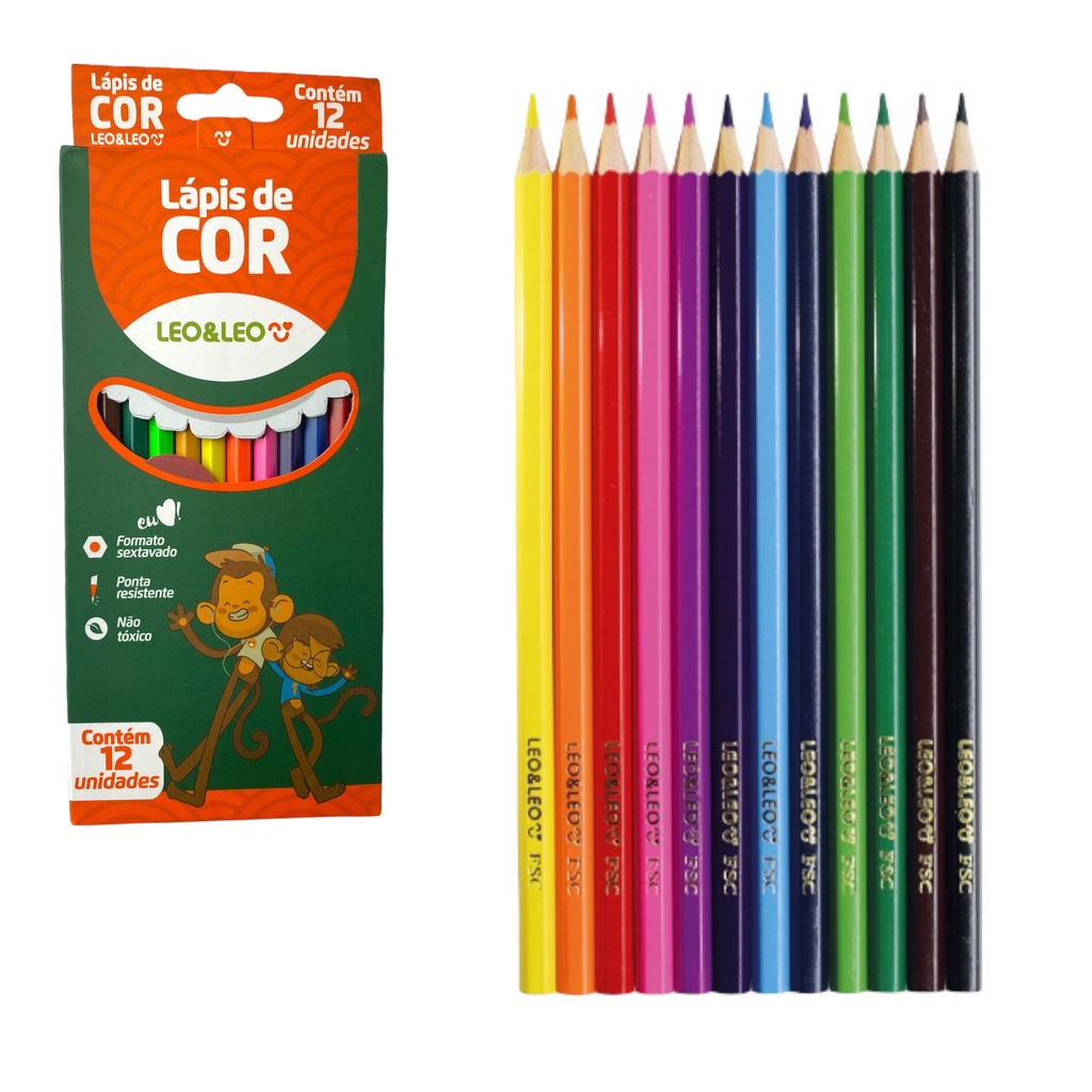 LÁPIS DE COR - LEO&LEO