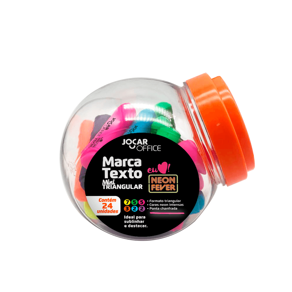 MARCA TEXTO MINI TRIANGUALAR - JOCAROFFICE