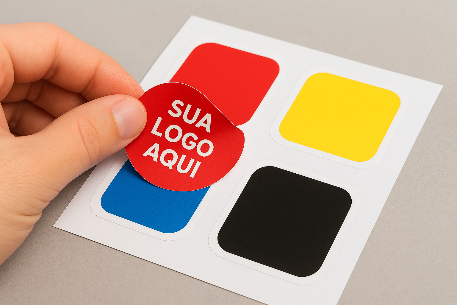 Adesivos Personalizados em Vinil Fosco ou Brilho