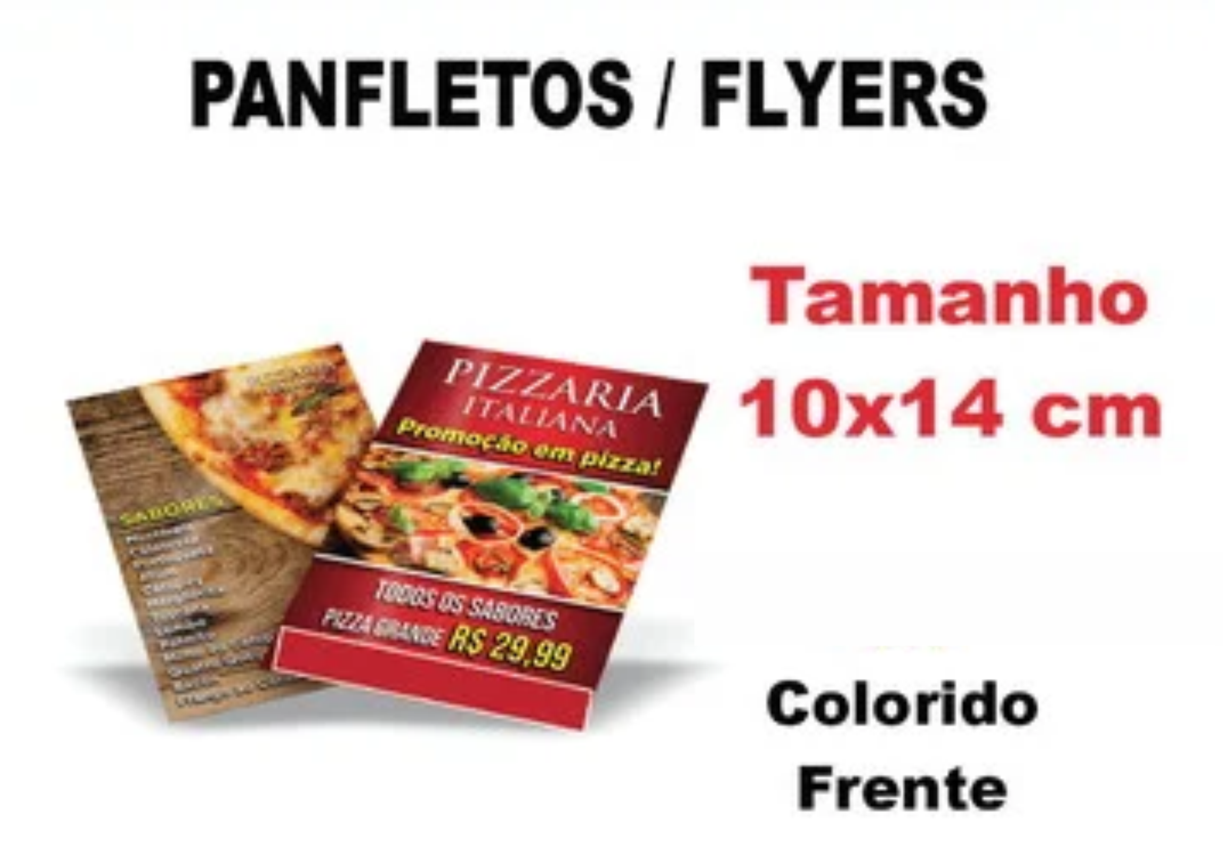 Panfleto 10x14 (Frente e Verso)