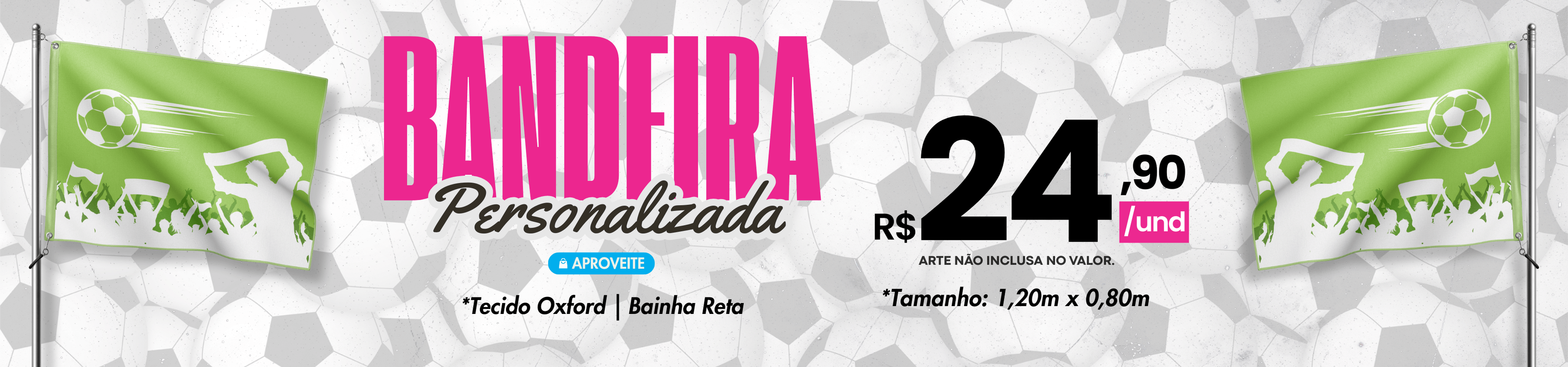 Bandeira única face