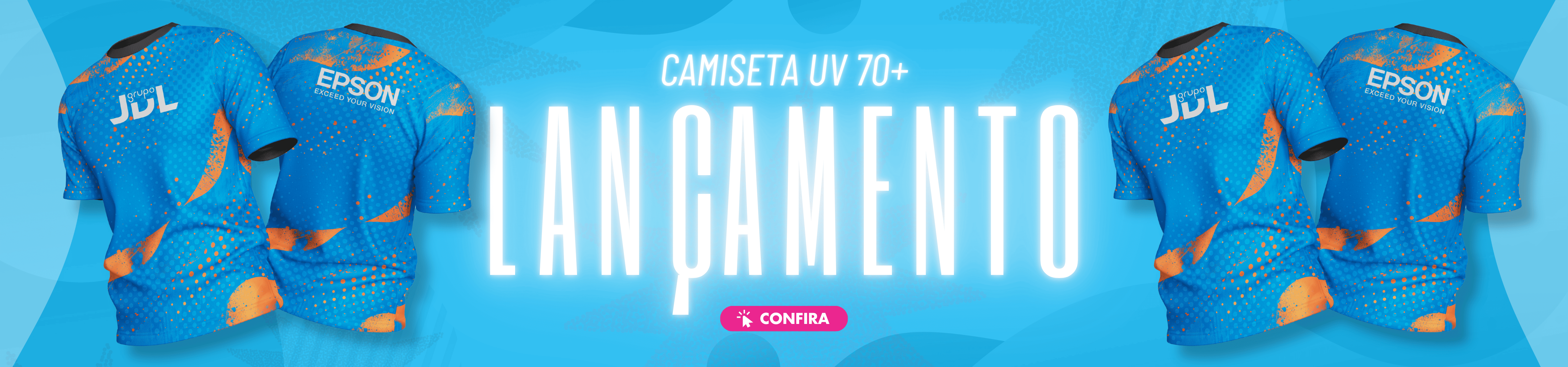 LANÇAMENTO: Camiseta UV 70