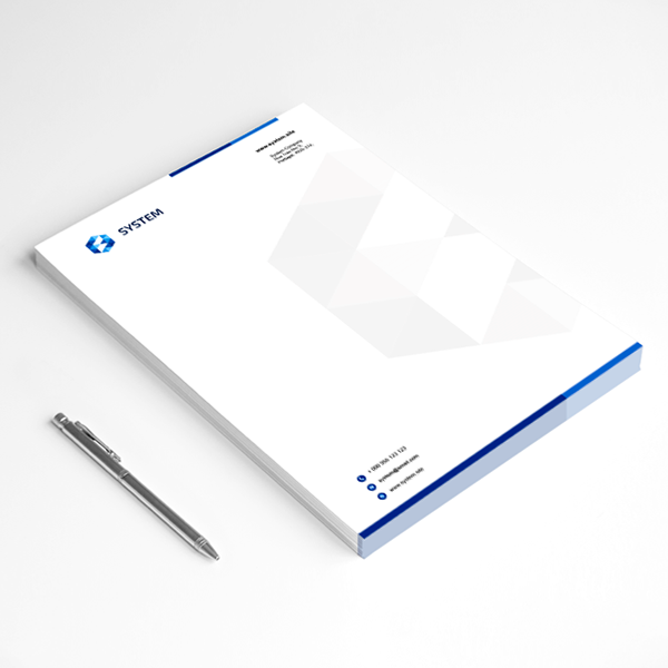 Papel Timbrado bloco A4 29,7x20 50 FOLHAS