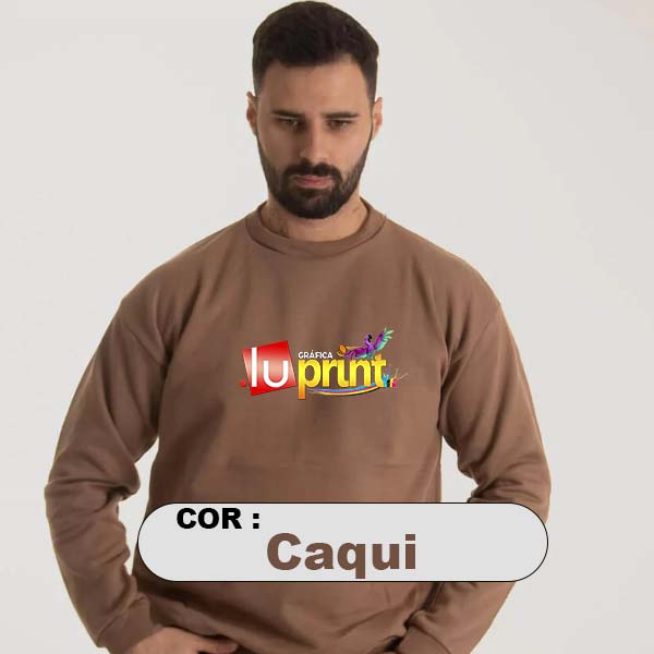 MOLETOM 50% Algodão | 50% Poliéster - Gráfica Luprint