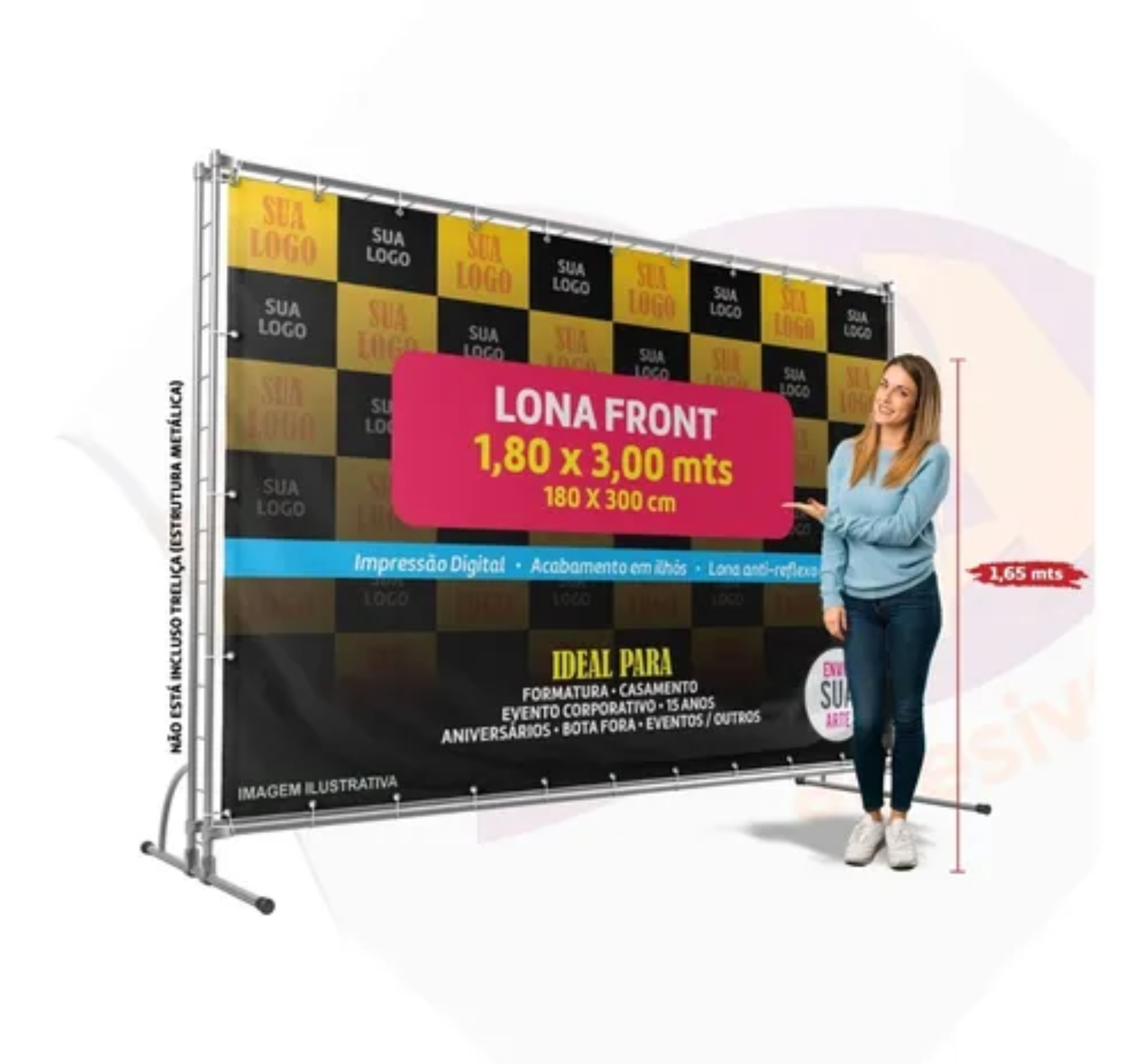 Lona com Bainha e Ilhós