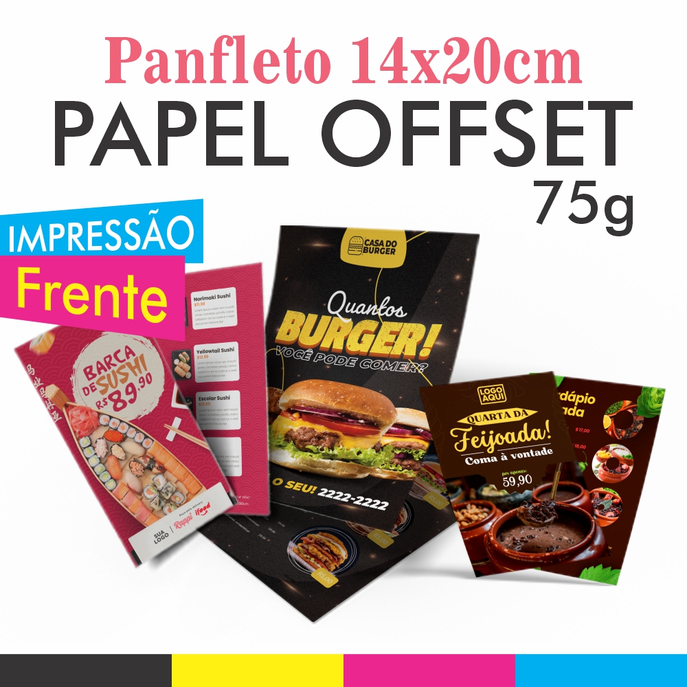 Panfleto 14x20cm