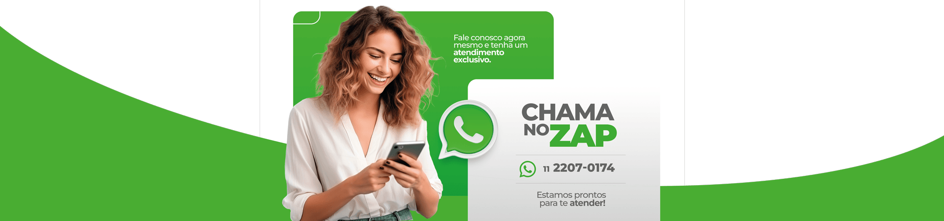 Atendimento via whatsappp