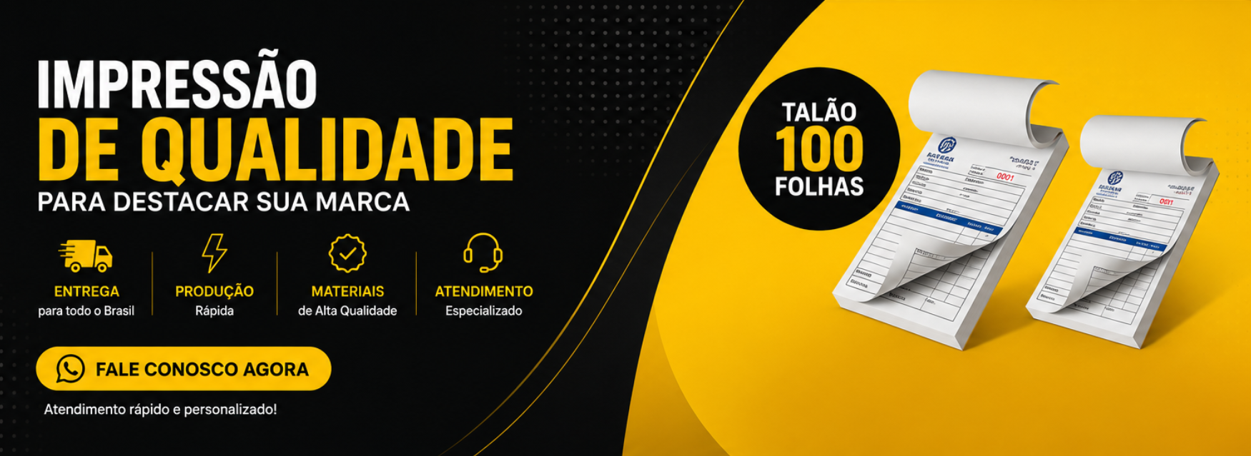 Talão de pedido