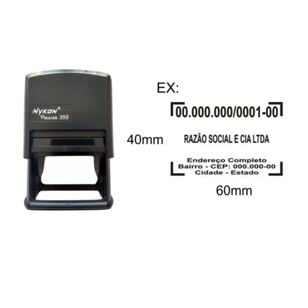 Carimbo Nykon 355 CNPJ