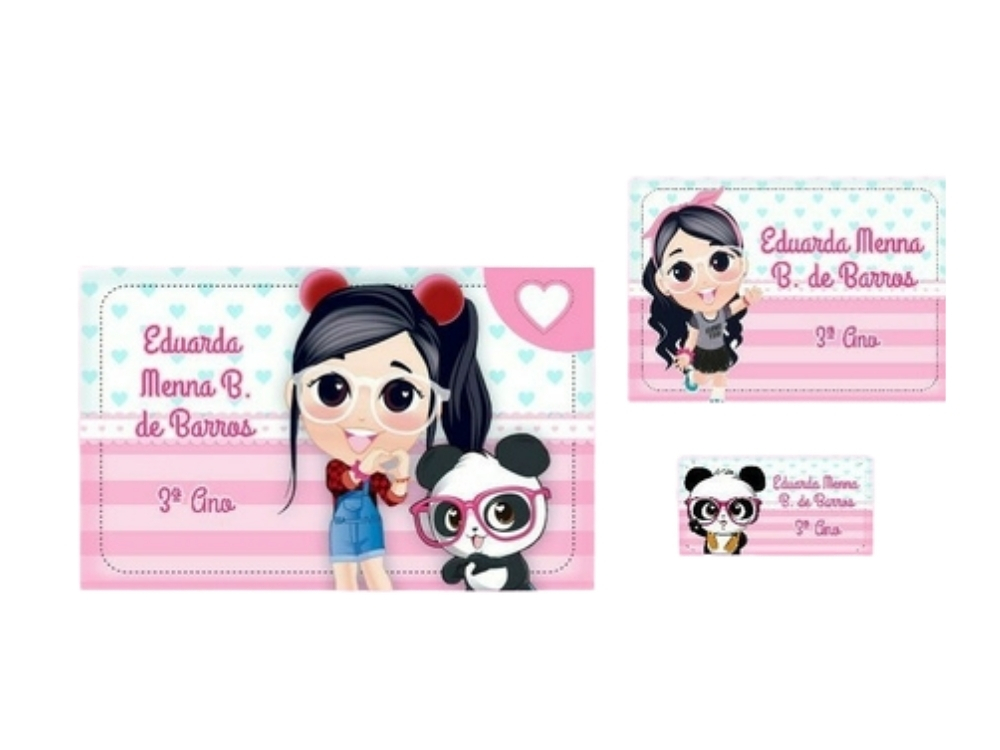 Etiquetas Escolares Adesivas