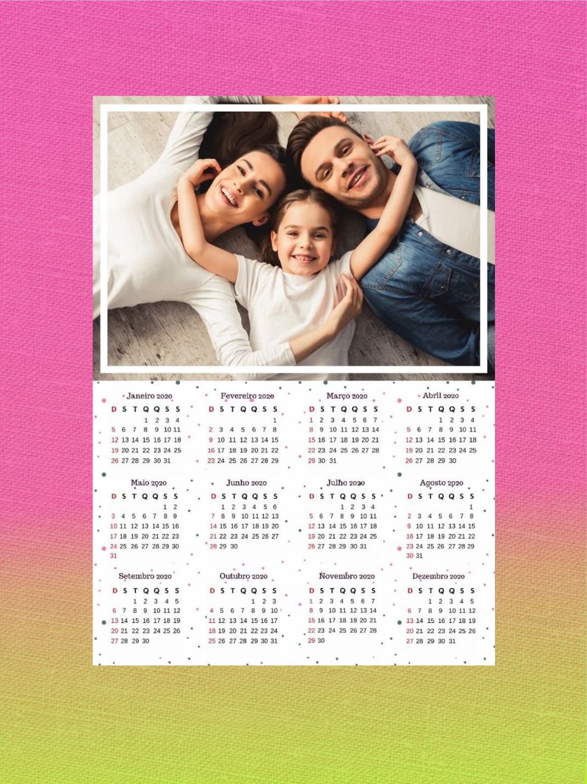 Calendário Parede (Pequenas Tiragens)