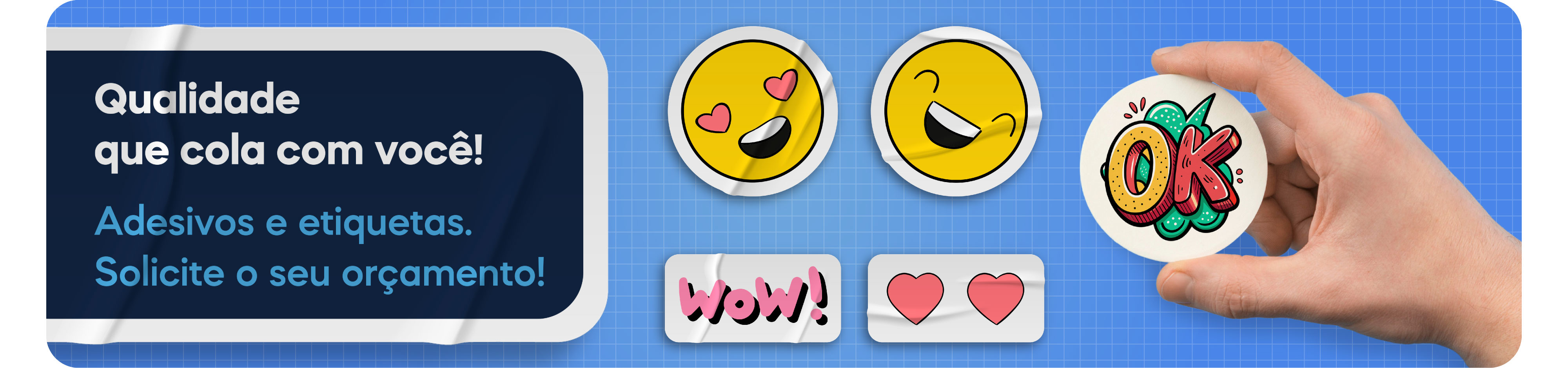 ADESIVOS E ETIQUETAS