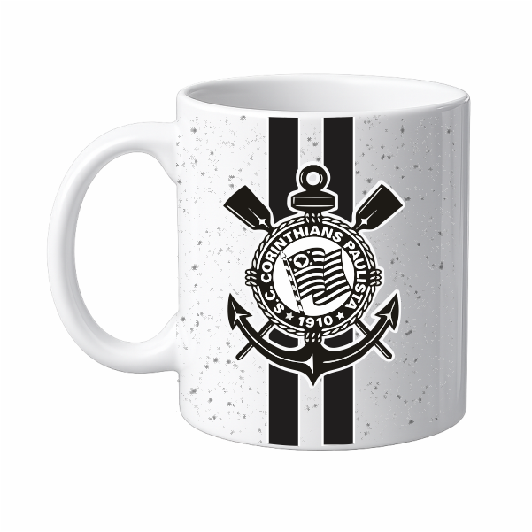 Caneca Branca Personalizada - Corinthians