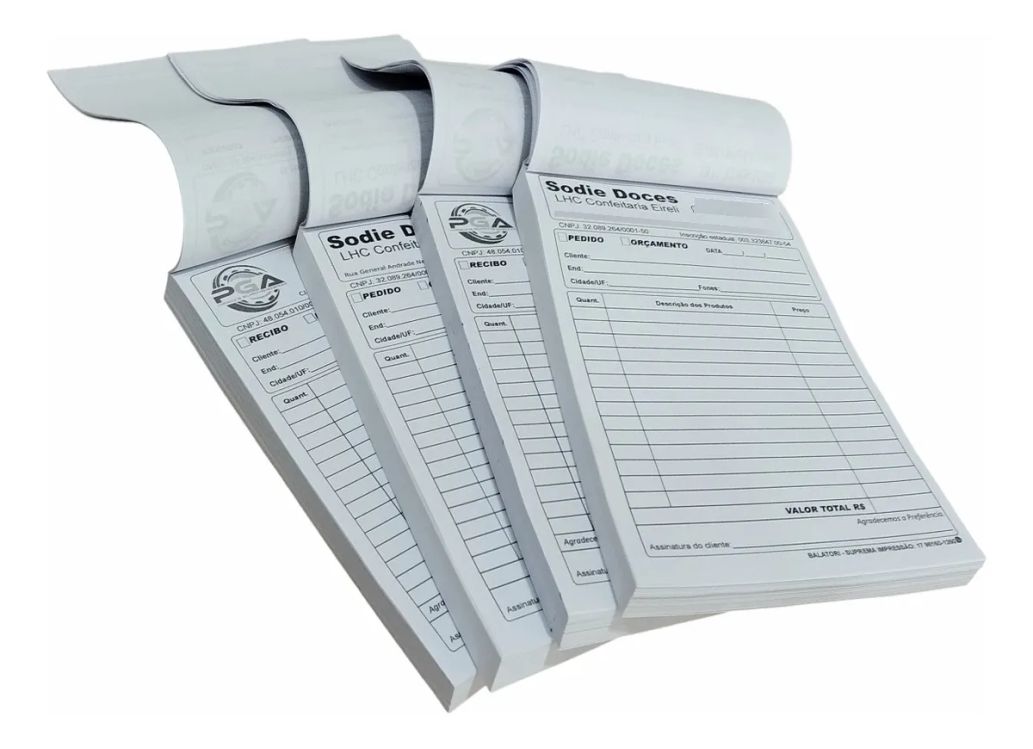 Bloco de notas formato 32