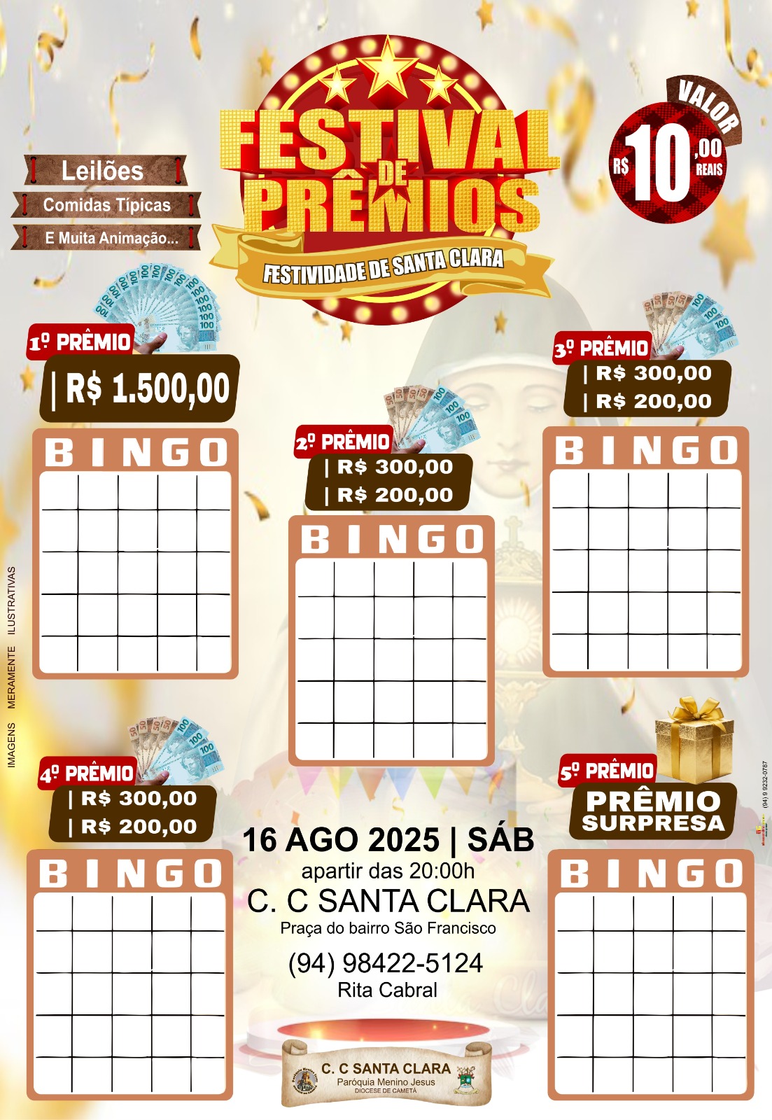 Cartelas de Bingo