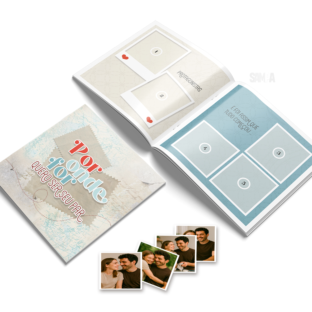 Álbum de Figurinhas Dia dos Namorados