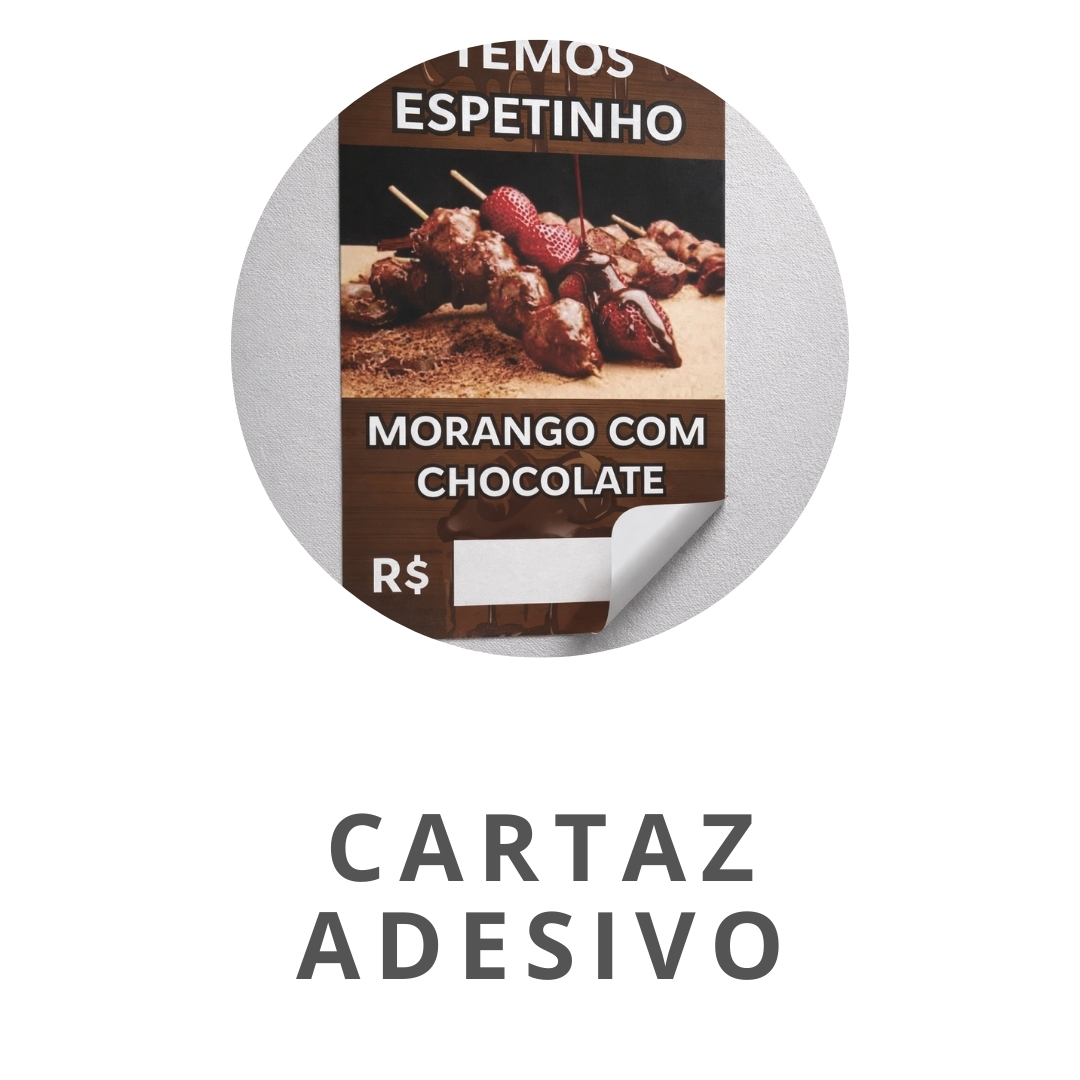 Cartaz Adesivo