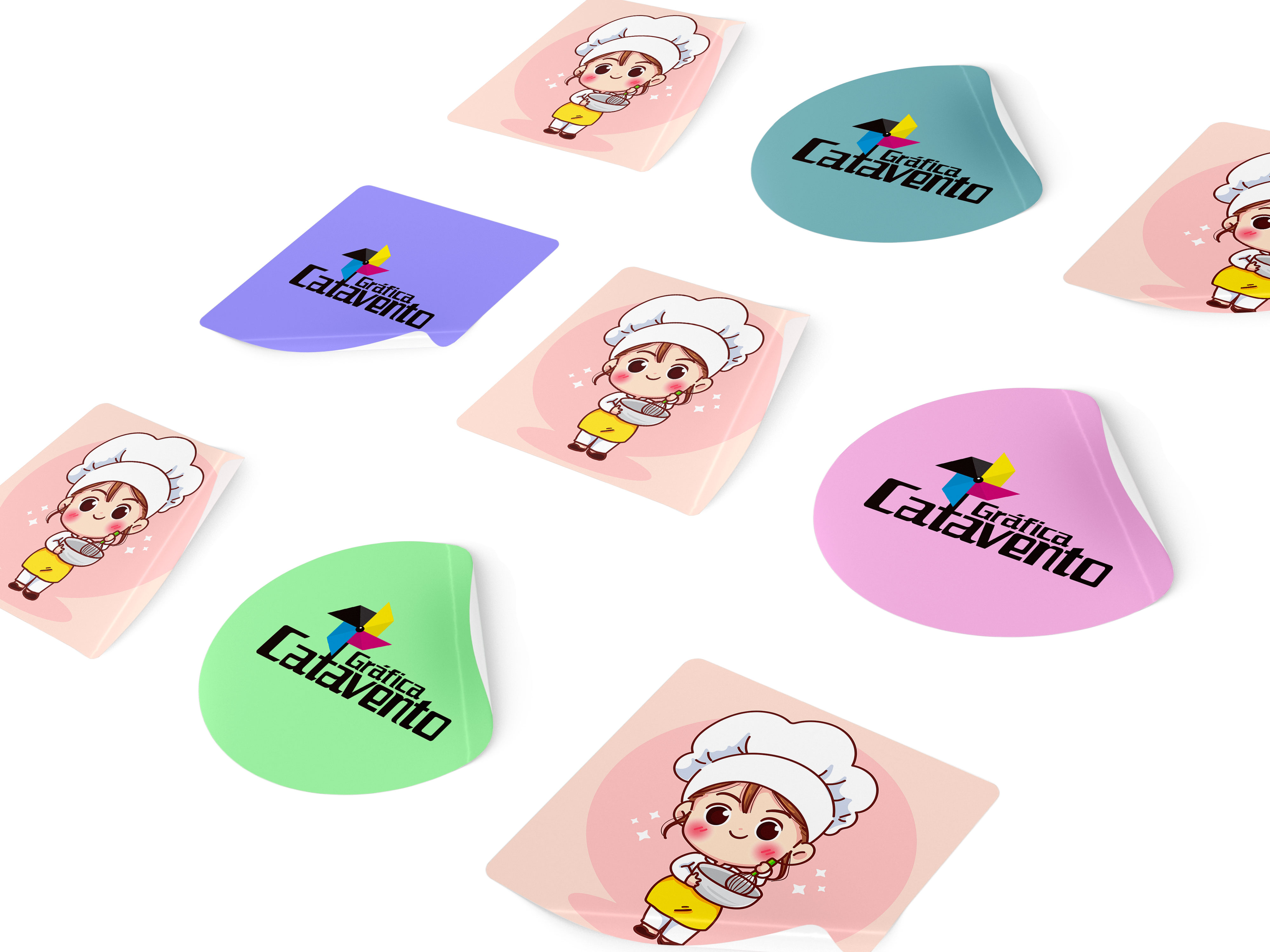 Adesivo Impresso + Recorte Eletrônico