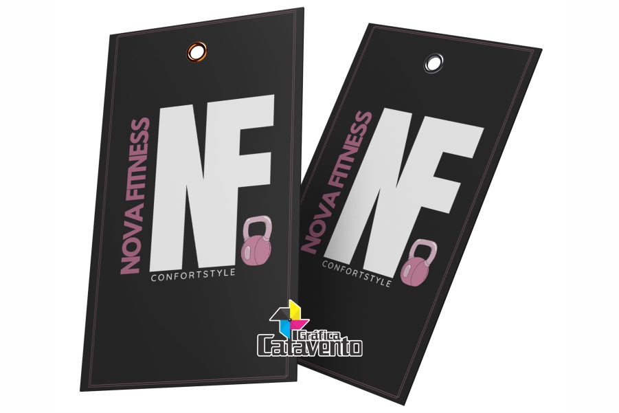 Tag Furada - Verniz Total Frente