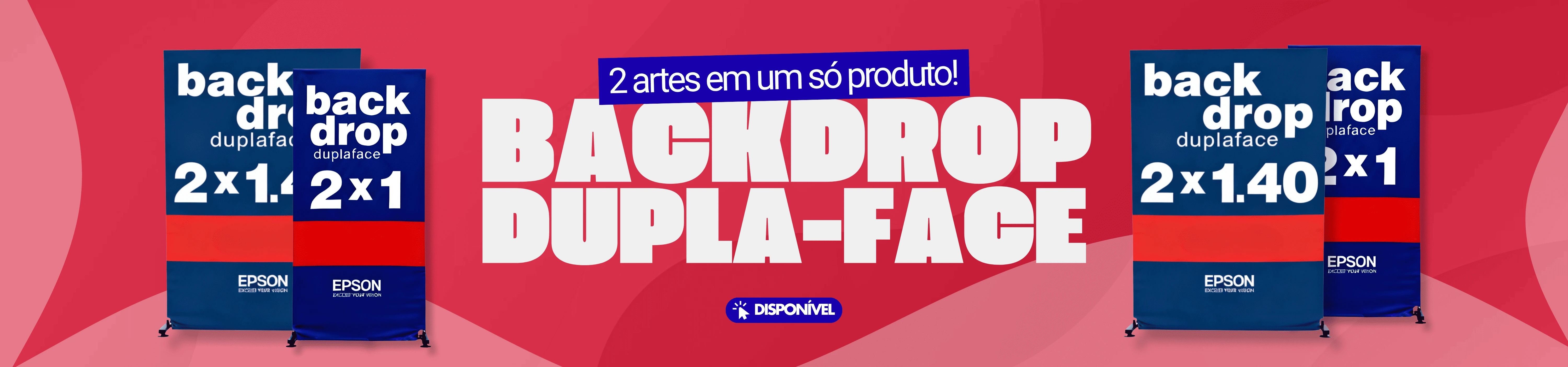 Backdrop Dupla-Face Gráfica Têxtil