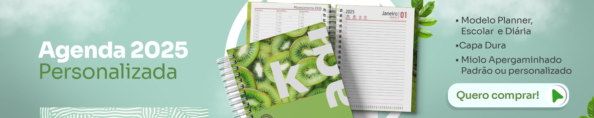 AGENDAS/CADERNETAS