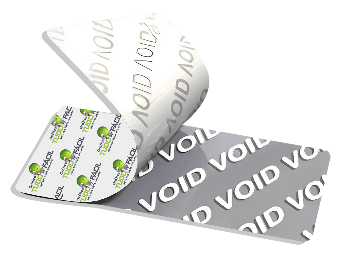 Adesivo VOID Anti-Violação com recorte