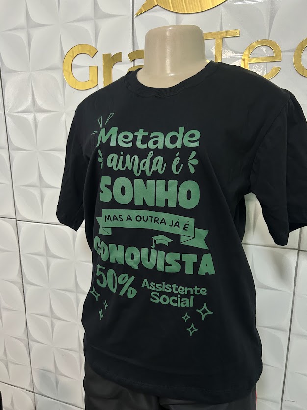 Camisa Cores Escura (Malha fria Poliester)