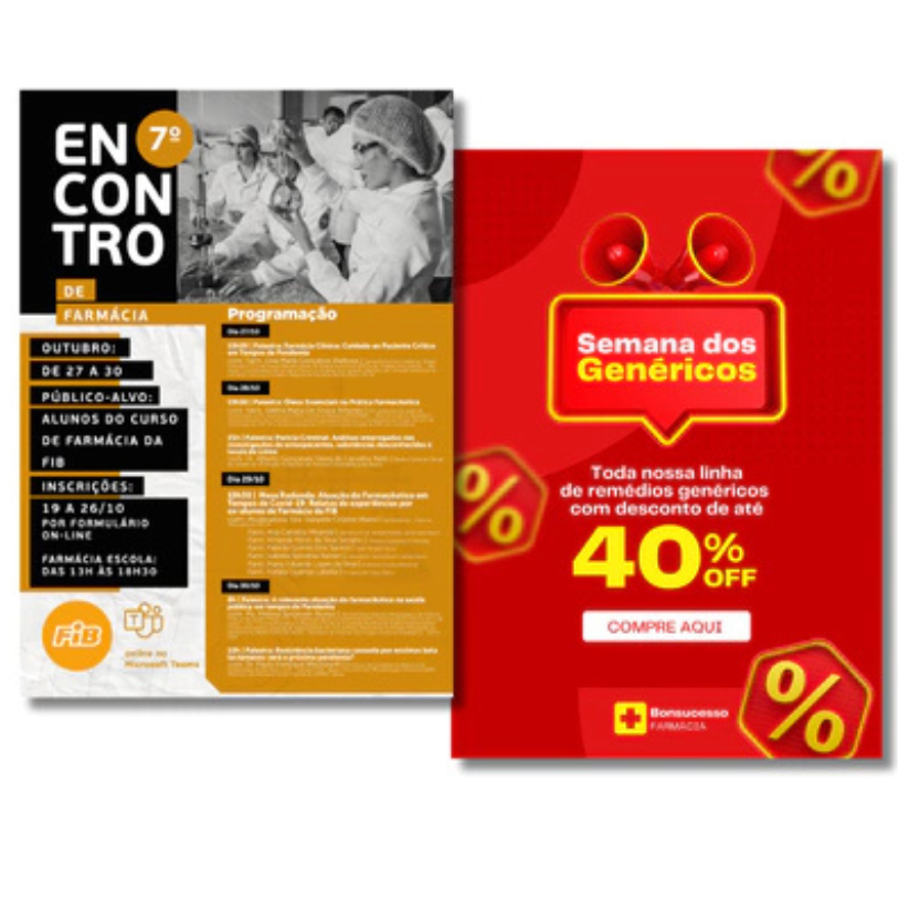 Cartaz 46x63 cm (250 unidade)
