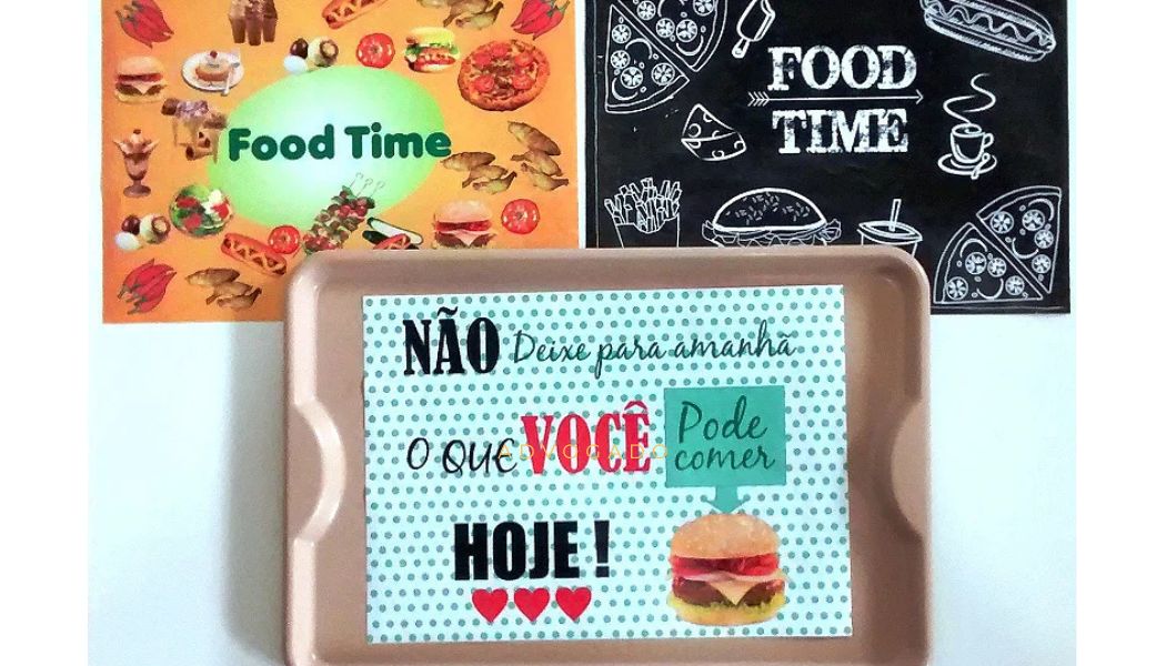 Papel  Para Bandeja Fast Food (1 mil unidade)