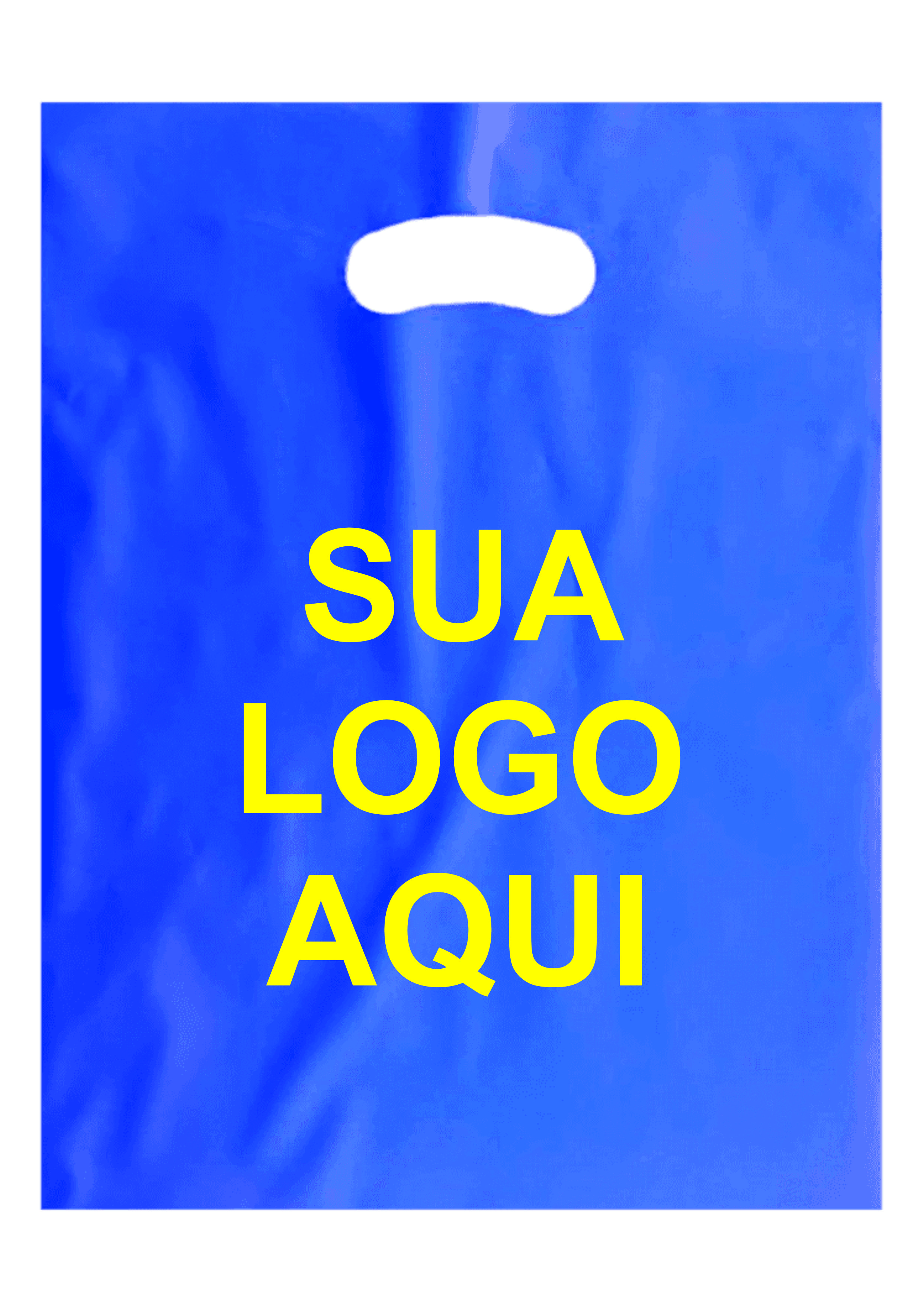 SACOLA PLÁSTICA G (40X50CM) IMPRESSÃO UMA COR